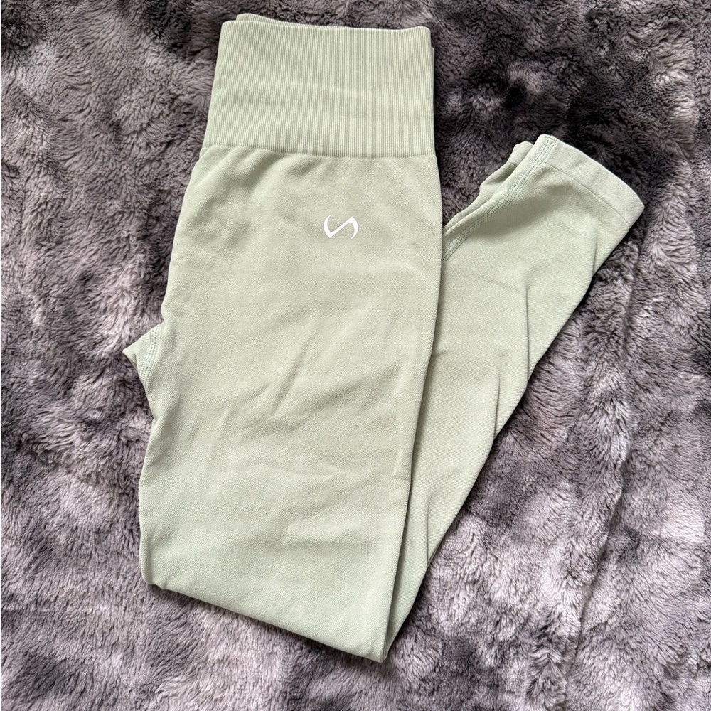 Women's Seamless Matcha Green Leggings